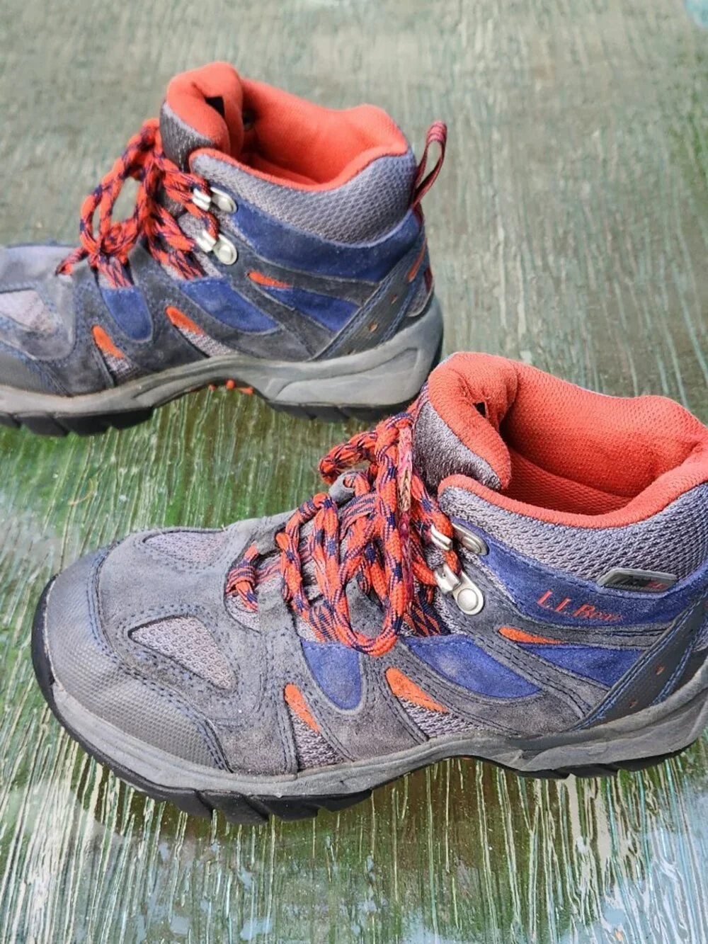 Youth Size 4 L.L. Bean Waterproof Hiking Boots